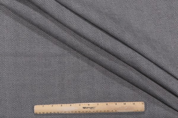 3 YArds Townsend Woven Upholstery Fabric in Graphite