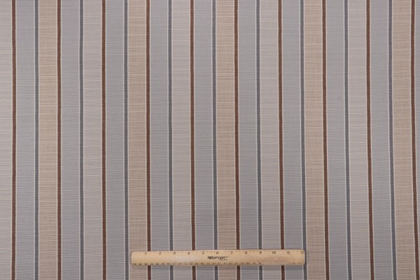 Sunbrella Stripe Woven Solution Dyed Acrylic Outdoor Fabric in Harbor