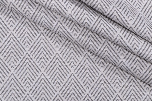 Tapia Woven Upholstery Fabric in Grey