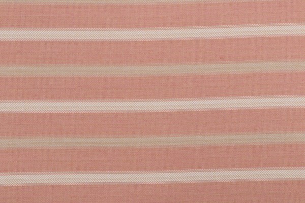 Camden Stripe Woven Solution Dyed Acrylic Outdoor Fabric in Coral