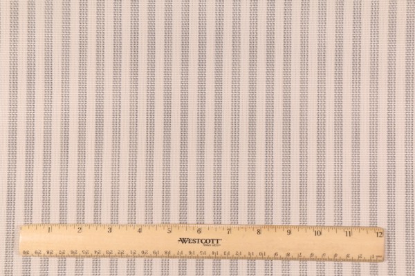 Phifertex Vineyard Stripe Woven Vinyl Mesh Sling Chair Outdoor Fabric in Silver