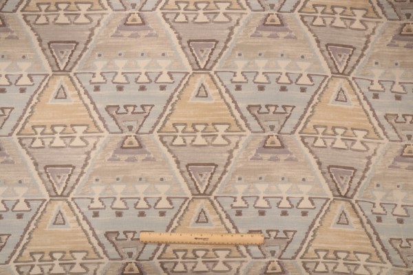 Braemore Rio Grande Printed Cotton Blend Drapery Fabric in Sage Brush