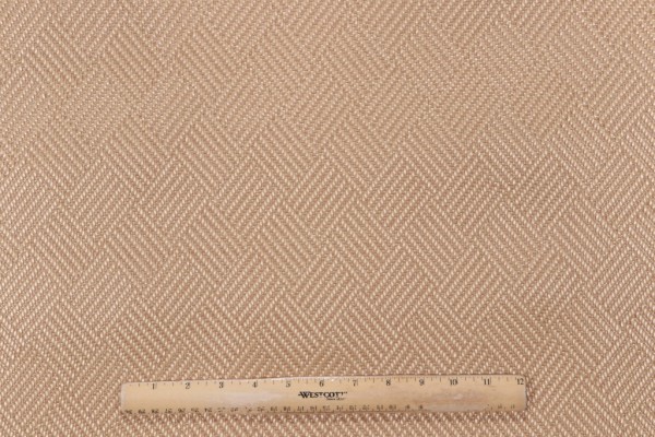 Crosshatch Woven Raffia Outdoor Pouf Fabric 