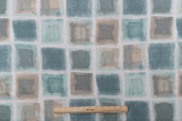 Mill Creek Greyling-Northside Printed Chenille Decorator Fabric in Seawind 