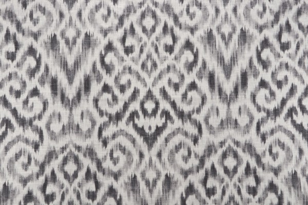 Click for Williamsburg Thompson Ikat Printed Drapery Fabric in Pewter  Williamsburg Thompson Ikat Printed Drapery Fabric in Pewter