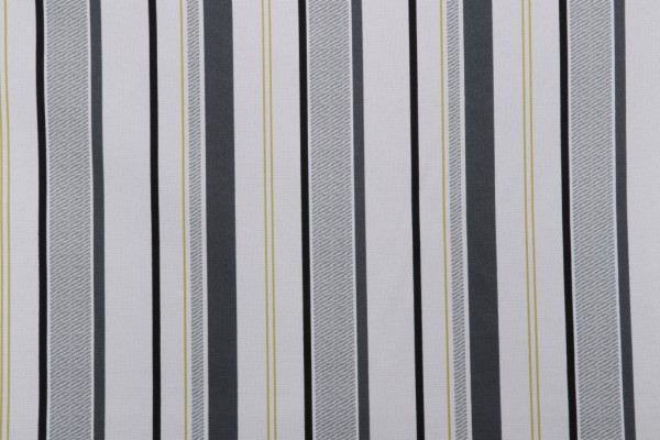 Terrasol - Comet Stripe Printed Polyester Outdoor Fabric in Platinum 