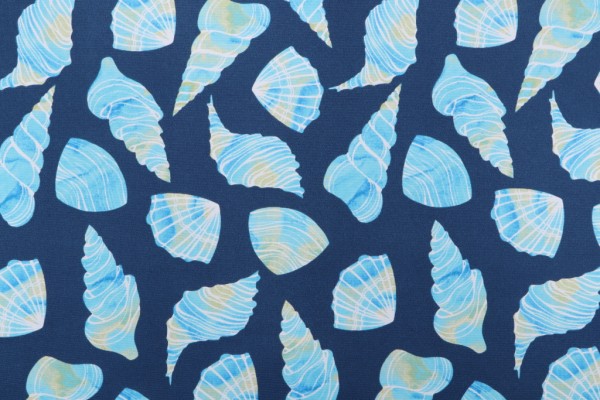 Terrasol - Maho Printed Polyester Outdoor Fabric in Royale 