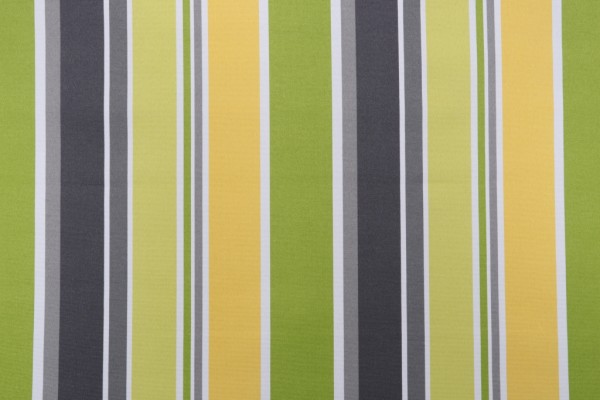Terrasol - Lagos Stripe Printed Polyester Outdoor Fabric in Limelight 