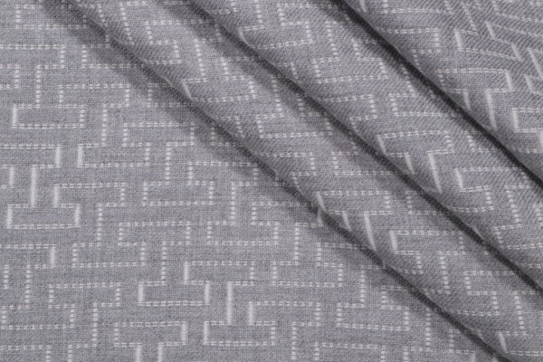 Lahaina Woven Matelasse Upholstery Fabric in Smoke