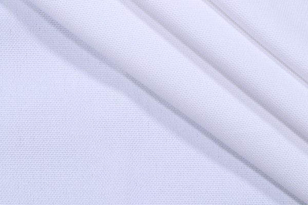 Sample of Terrasol - Melbourne Solid Woven Solution Dyed Acrylic Outdoor Fabric in Snow 