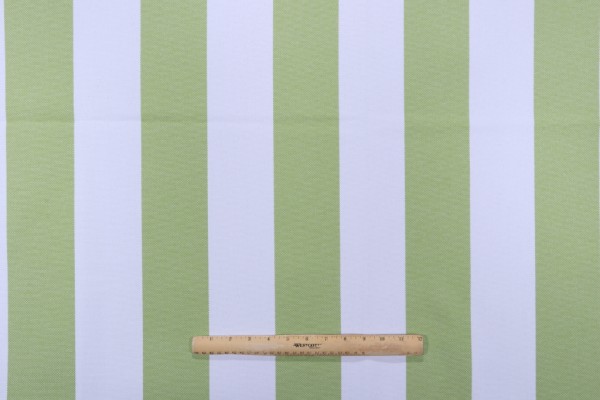 Terrasol - Melbourne Stripe Woven Solution Dyed Acrylic Outdoor Fabric in Kiwi 