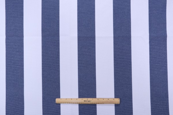 Terrasol - Melbourne Stripe Woven Solution Dyed Acrylic Outdoor Fabric in Marine 