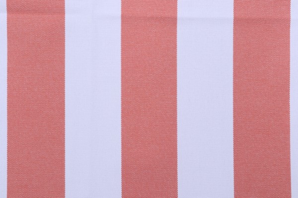 Sample of Terrasol - Melbourne Stripe Woven Solution Dyed Acrylic Outdoor Fabric in Melon 