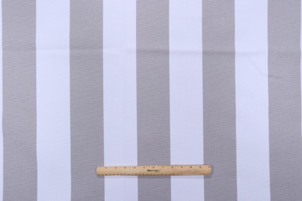 Terrasol - Melbourne Stripe Woven Solution Dyed Acrylic Outdoor Fabric in Platinum 