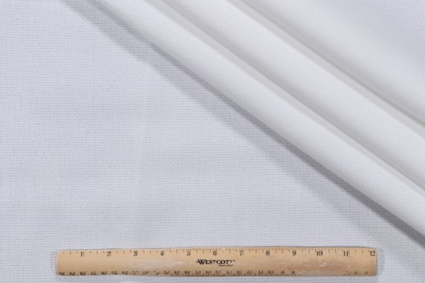 Sample of Terrasol - Tybee Woven Solution Dyed Acrylic Outdoor Fabric in Snow 