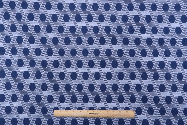 Click for Lillian August Home Bianca Woven Solution Dyed Acrylic Outdoor Fabric in Marine for Terrasol  Lillian August Home Bianca Woven Solution Dyed Acrylic Outdoor Fabric in Marine for Terrasol