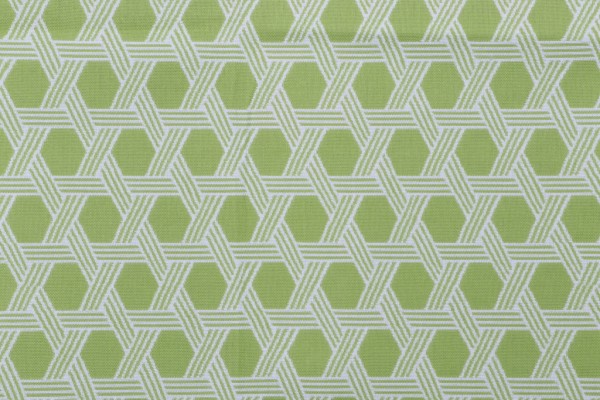 Sample of Lillian August Home Bianca Woven Solution Dyed Acrylic Outdoor Fabric in Kiwi for Terrasol 