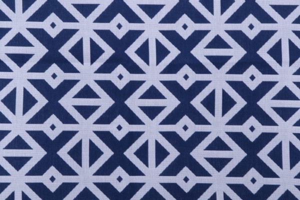 Sample of Lillian August Home Enzo Woven Solution Dyed Acrylic Outdoor Fabric in Marine for Terrasol 