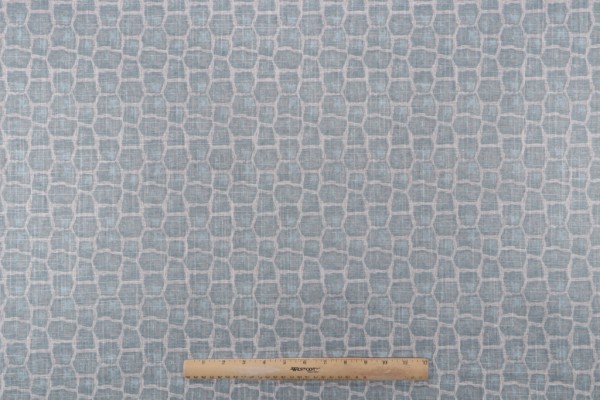 Charlotte Moss Capetown Printed Linen Blend Drapery Fabric in Watercolor for Fabricut
