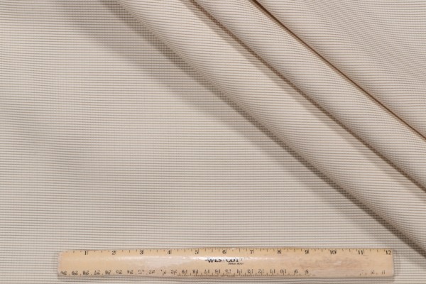 Claremore Woven Outdoor Fabric in Cream