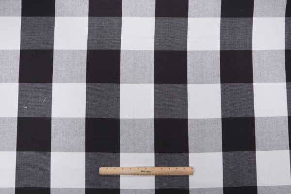 Elkton Woven Upholstery Fabric in Black