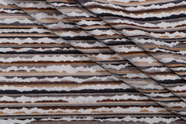 Orla Woven Chenille Upholstery Fabric in Earth