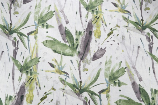 Mill Creek Printed Drapery Fabric in Grass