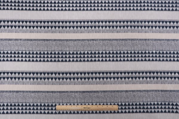 Jensen Woven Chenille Upholstery Fabric in Deep Sea