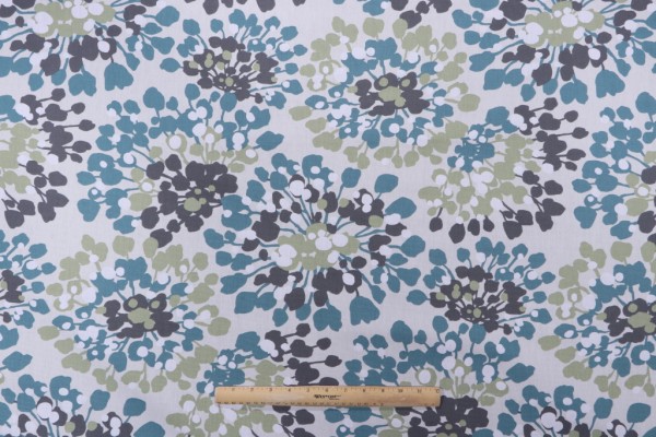 Click for 4.5 Yards Magnolia Home Starlight Printed Cotton Drapery Fabric in Sea Breeze Magnolia Home Starlight Printed Cotton Drapery Fabric in Sea Breeze