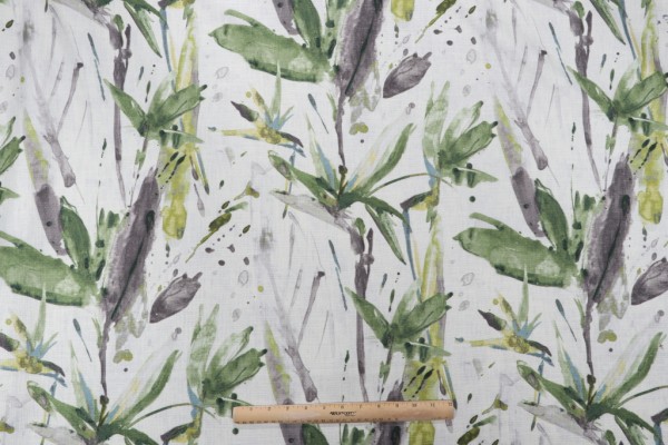 Mill Creek Printed Drapery Fabric in Grass