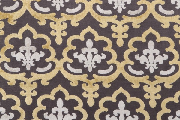 Merrill Velvet Upholstery Fabric in Sterling