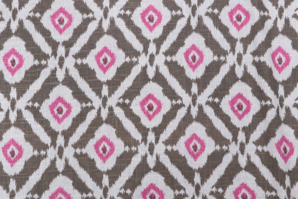 Click for 10 Yards Tobi Fairley Printed Linen Blend Drapery Fabric in Pink Tobi Fairley Printed Linen Blend Drapery Fabric in Pink