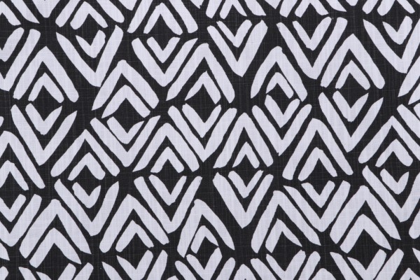 Premier Prints Fearless Printed Cotton Drapery Fabric in Ink