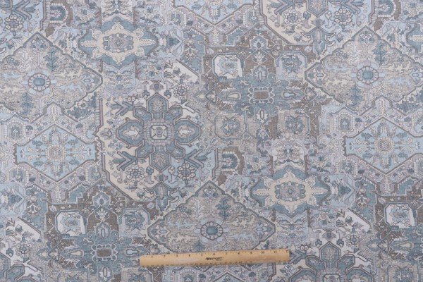 Covington Naya Printed Cotton Drapery Fabric in 503-Serenity