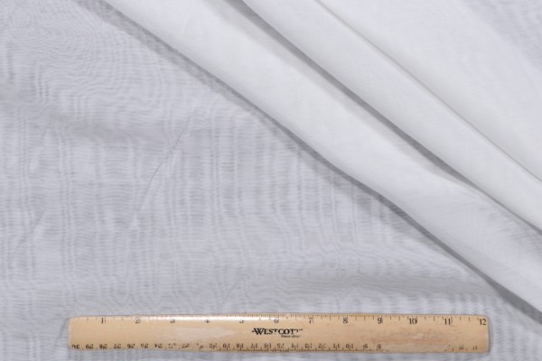 Click for 1.7 Yards Semi Sheer Polyester Voile Drapery Fabric in White Semi Sheer Polyester Voile Drapery Fabric in White