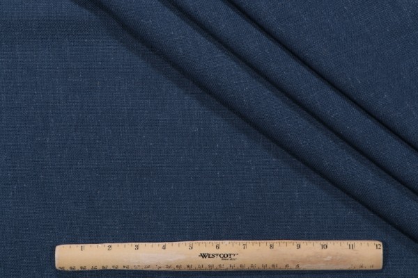 Woven Textured Deco9rator Fabric in Nautical Blue