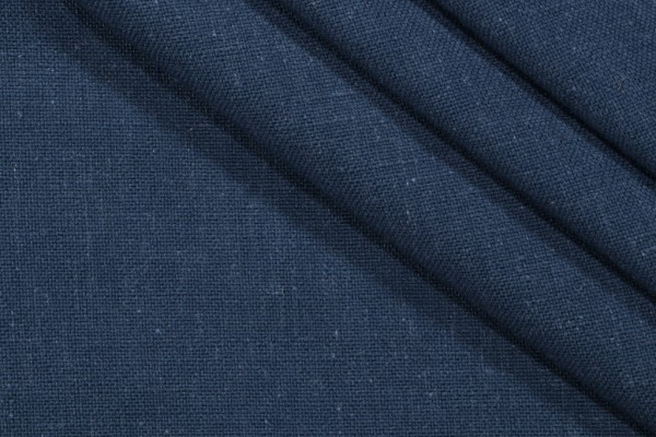 Woven Textured Deco9rator Fabric in Nautical Blue