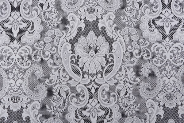 Click for 1 Yard Westbury Polyester Lace Sheer Drapery Fabric in Ivory 1 Yard Westbury Polyester Lace Sheer Drapery Fabric in Ivory
