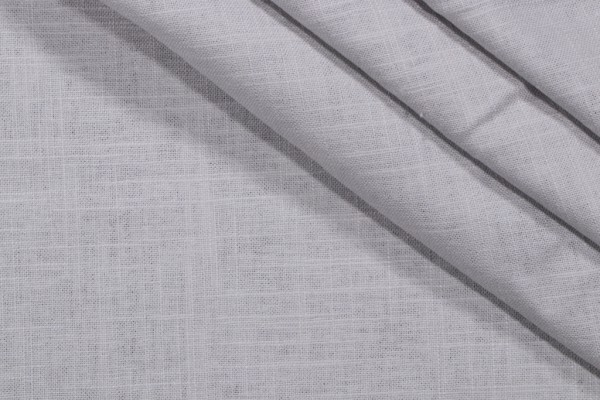 Linen Blend Drapery Fabric in Grey Pearl