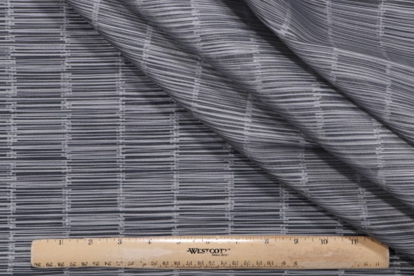 Polyester Sheer Drapery Fabric in Grey 114 wide