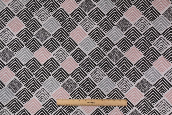 Richloom Belle Printed Polyester Outdoor Fabric in Shadow