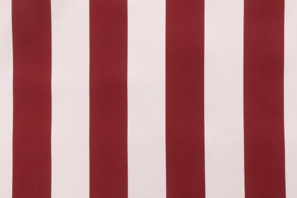 PK Lifestyles Canopy Stripe Printed Polyester Outdoor Fabric in Claret
