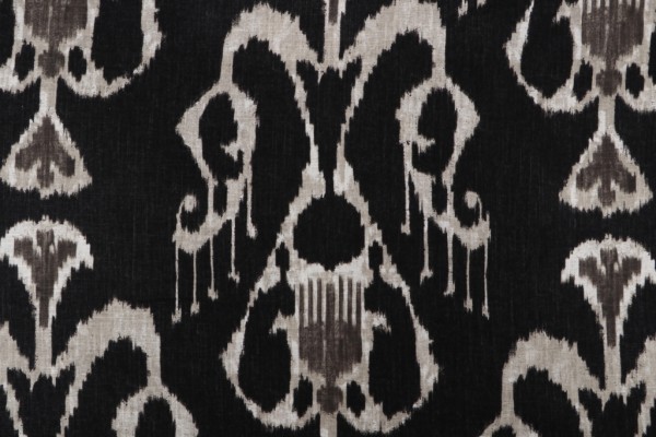 Click for 1 Yards Fabricut Magnificat Printed Linen Blend Drapery Fabric in Charcoal Grey Fabricut Magnificat Printed Linen Blend Drapery Fabric in Charcoal Grey