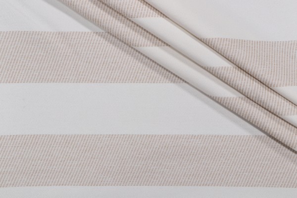 Bella Dura Soho Stripe Woven Olefin Outdoor Fabric in Sand