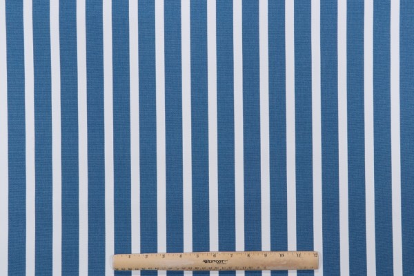 Sunbrella Shore Stripe Woven Acrylic Outdoor Fabric in Ragatta