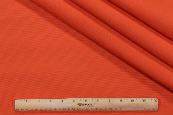 Woven Acrylic Outdoor Fabric in Clementine