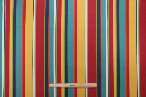 Woven Acrylic Stripe Outdoor Fabric in Multi