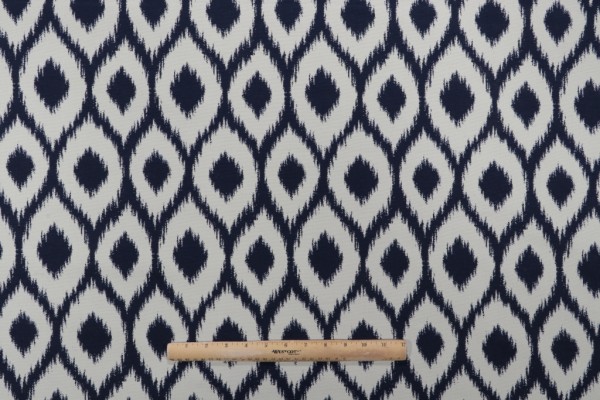 Bella Dura Woven Olefin Outdoor Fabric in Navy