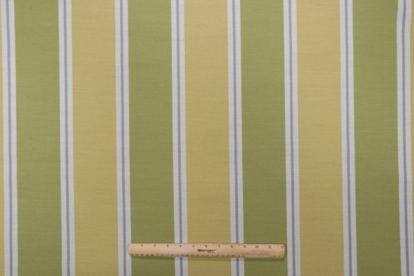 Stripe Woven Poly Outdoor Fabric in Citrus