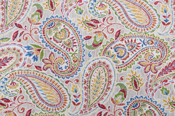 Richloom Arctic Printed Polyester Outdoor Fabric in Multi 